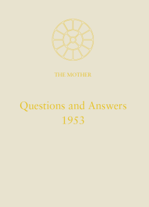 Questions and answers 1953