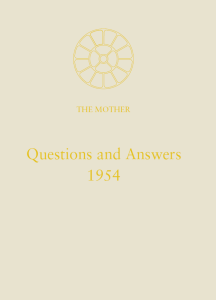Questions and answers 1954