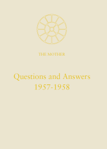 Questions and answers 1957